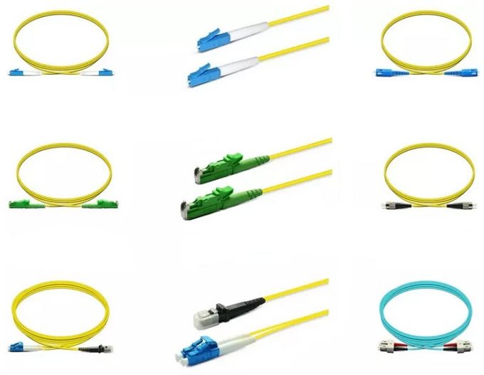 LC - cavi a fibra ottica della toppa di LC, PVC ottico/LSZH del cavo di toppa di FTTH 4
