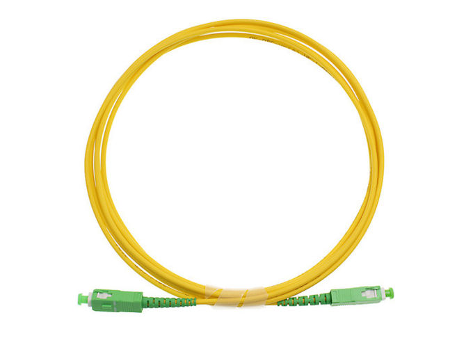 la toppa della fibra del singolo modo di 3M cabla il LC al simplex di LC 3mm nel colore giallo 3