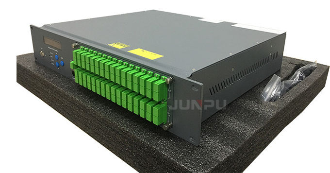 Il Wdm 1550 8 di Junpu Pon Edfa Port la combinatrice 17dbm ogni attrezzatura di fibra ottica del porto 6